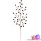 Set of 24: Burgundy Holly Berry Stems with 35 Lifelike Berries | 17-Inch | Festive Holiday Decor | Trees, Wreaths, & Garlands | Christmas Picks | Home & Office Decor